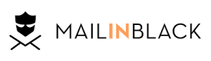 Logo de Mailinblack en noir
